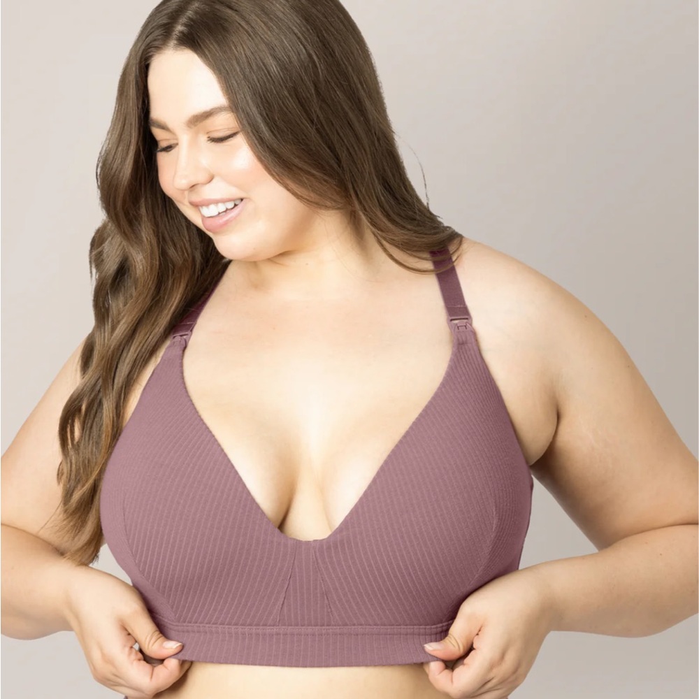 Kindred Bravely ribbed cotton nursing bra